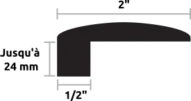 Seuil de plancher profile 2 - sur mesures